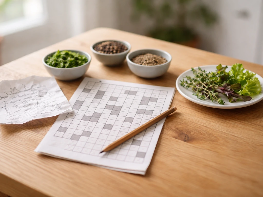 Condiment en herbe 4 lettres : solutions et méthode rapide