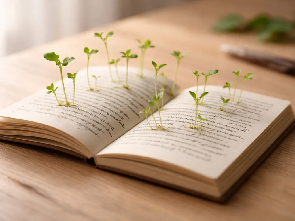 Des mots en herbe : faire pousser son écriture pas à pas