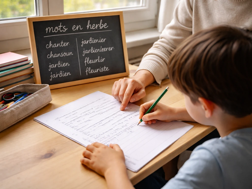 Mots en herbe CE2 : méthode pas à pas et exemples